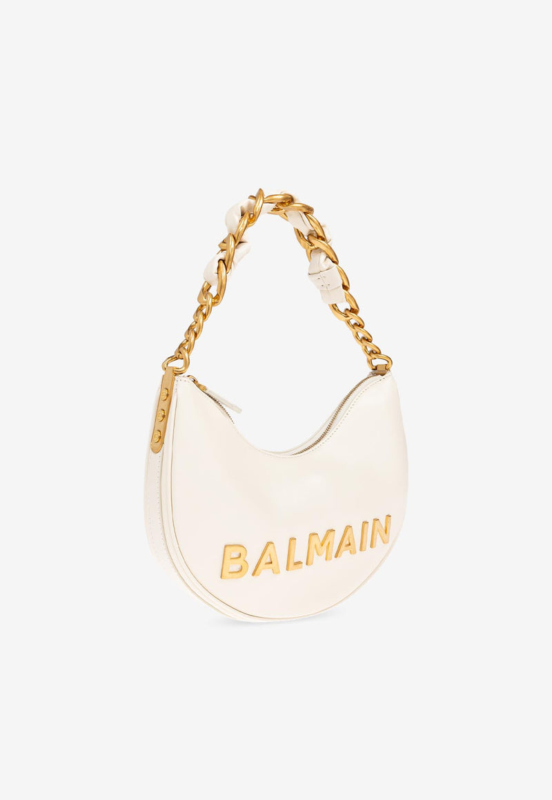Balmain 1945 Soft Moon Calfskin Shoulder Bag FN1BQ954 LTFL-0DA