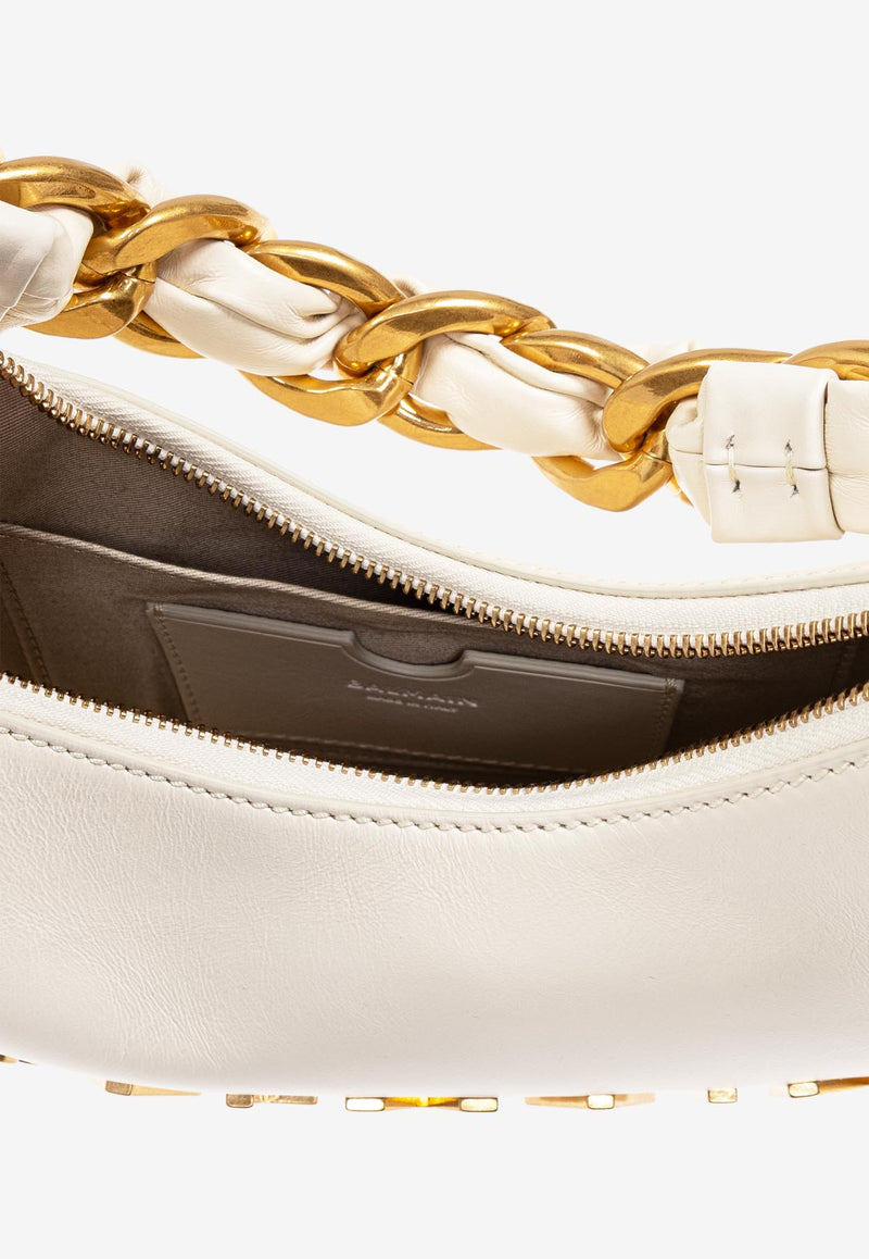 Balmain 1945 Soft Moon Calfskin Shoulder Bag FN1BQ954 LTFL-0DA