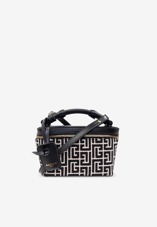 Balmain B-Army Monogram Canvas Vanity Bag FN1BG022 TJGH-GFE