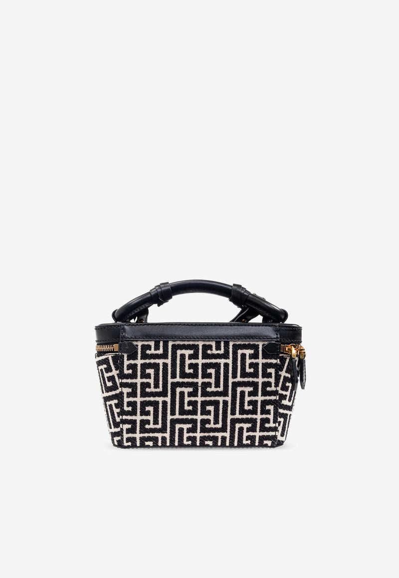 Balmain B-Army Monogram Canvas Vanity Bag FN1BG022 TJGH-GFE