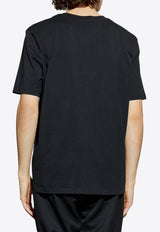 Balmain Chains Print Crewneck T-shirt