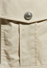 Balmain Cargo Pants with Logo-Label
