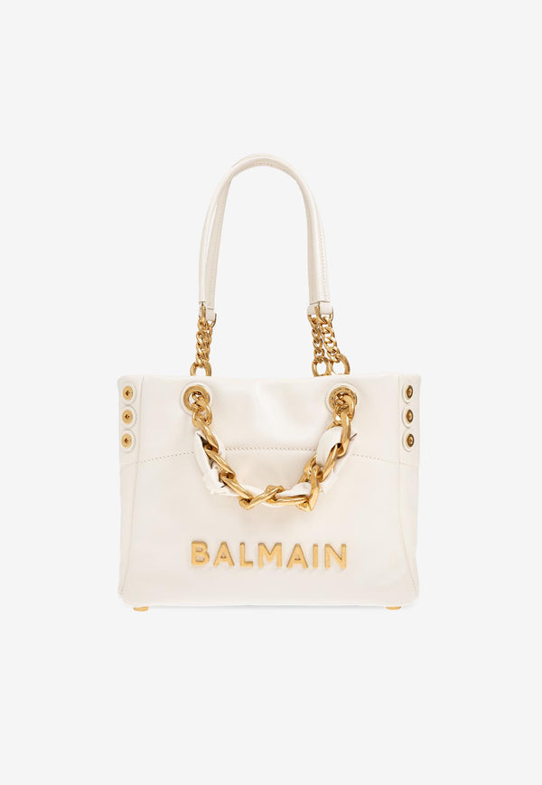 Balmain Small 1945 Calfskin Tote Bag FN1FD871 LTFL-0DA