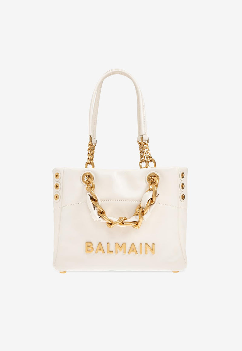 Balmain Small 1945 Calfskin Tote Bag FN1FD871 LTFL-0DA