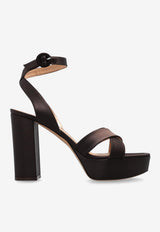 Gianvito Rossi Sabrina 105 Satin Platform Sandals
