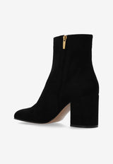 Gianvito Rossi Joelle 70 Suede Ankle Boots G73065 70RIC-CASNERO