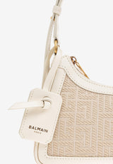 Balmain B-Army Canvas and Leather Shoulder Bag FN1BT999 TJQJ-GSQ