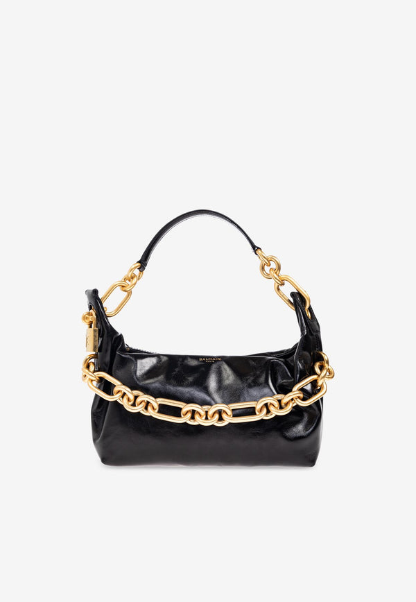 Balmain Medium Sync Leather Shoulder Bag FN1BS002 LBFO-0PA