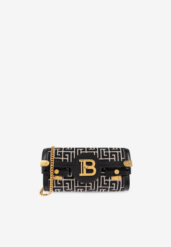 Balmain B-Buzz 23 Monogram Clutch Bag FN1LE596 TJGH-GFE