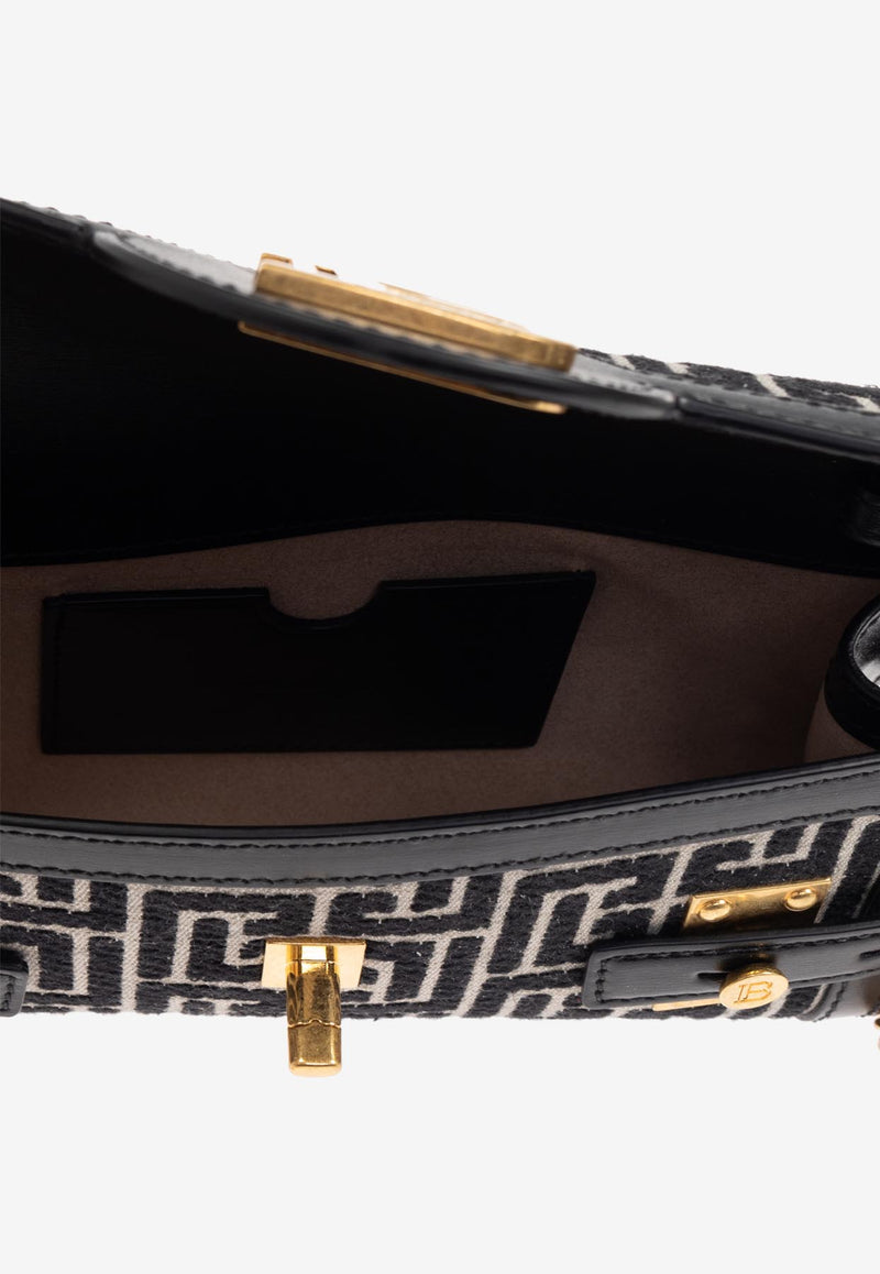 Balmain B-Buzz 23 Monogram Clutch Bag FN1LE596 TJGH-GFE