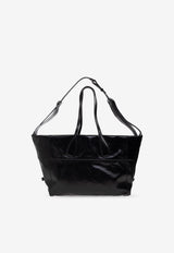 Balmain Track Leather Tote Bag FN1FI016 LBFO-0PA