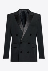 Balmain Double-Breasted Tuxedo Blazer
