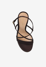 Gianvito Rossi Larisse 105 Strappy Satin Sandals