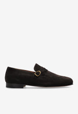 Tom Ford Gigi Twisted Band Suede Loafers