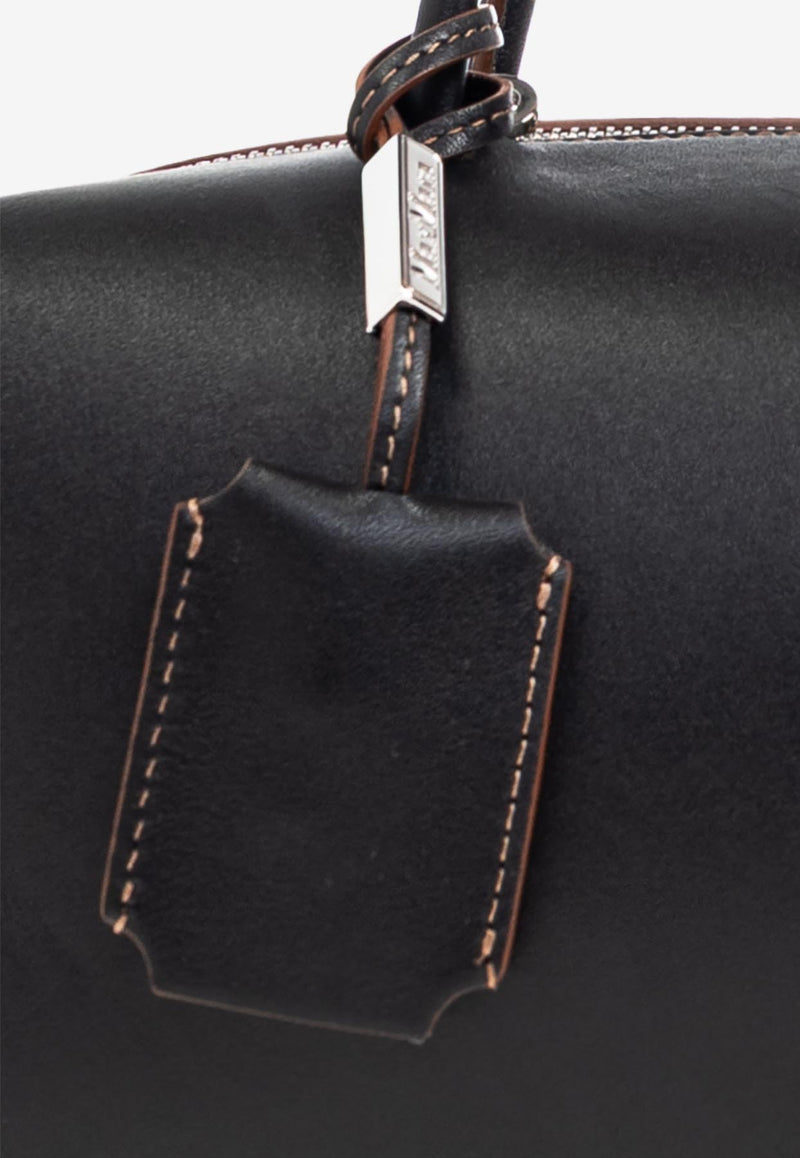 Max Mara Holdall String Leather Shoulder Bag HOLDALLSTRING 2524516131-005