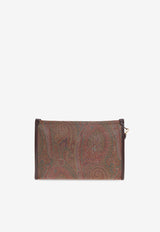 Large Paisley Jacquard Pouch Bag