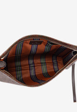 Large Paisley Jacquard Pouch Bag