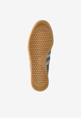 Tobacco Suede Low-Top Sneakers