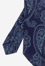 Paisley Jacquard Silk Tie