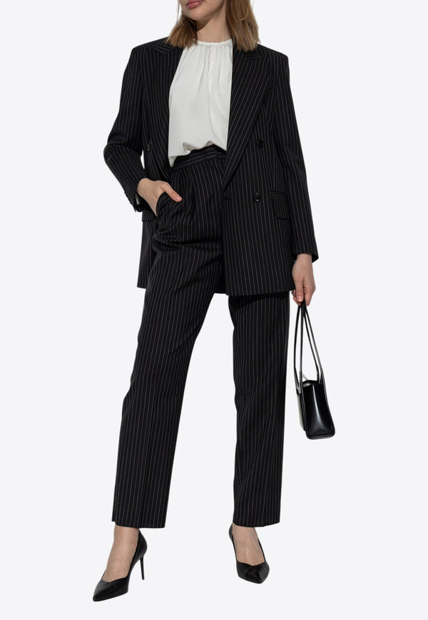 Max Mara Mattia Double-Breasted Pinstripe Blazer MATTIA 2521046021-002