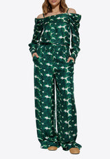 Morena Printed Silk Pants