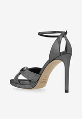 Rosie 100 Shimmering Suede Sandals