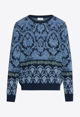 Paisley Jacquard Sweater