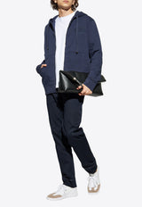 Pegaso Embroidered Zip-Up Sweatshirt