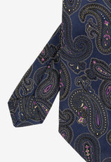 Paisley Jacquard Silk Tie