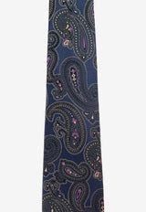 Paisley Jacquard Silk Tie