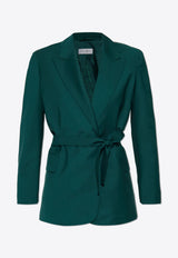 Talento Belted Wool Blazer