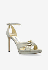 Rosie 100 Shimmering Suede Sandals