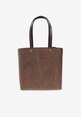 Etro Medium Paisley Jacquard Tote Bag Brown WP1D0025 AA001-M0019