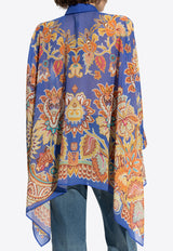 Floral Print Kaftan Shirt