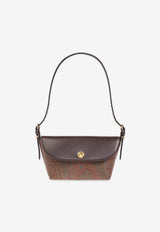 Etro Small Arnica Paisley Jacquard Shoulder Bag Brown WP1B0018 AA014-M0019