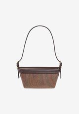 Etro Small Arnica Paisley Jacquard Shoulder Bag Brown WP1B0018 AA014-M0019