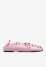 Lace-Up Ballet Flats