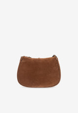 Etro Medium Pony Suede Shoulder Bag