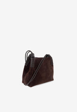 Etro Mini Libra Suede Crossbody Bag Brown WP1D0041 AP343-M0406