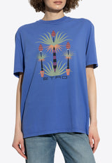 Etro X Agostino Iacurci Palm Tree Print T-shirt