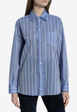 Etro Stripe Long-Sleeved Printed Shirt