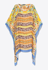 Etro Floral Print Beach Midi Dress