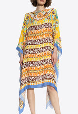 Etro Floral Print Beach Midi Dress