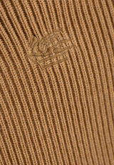 Etro Ribbed Knit Turtleneck Wool Sweater