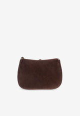 Etro Medium Pony Suede Shoulder Bag