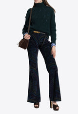 Etro Knitted Cashmere Turtleneck Sweater