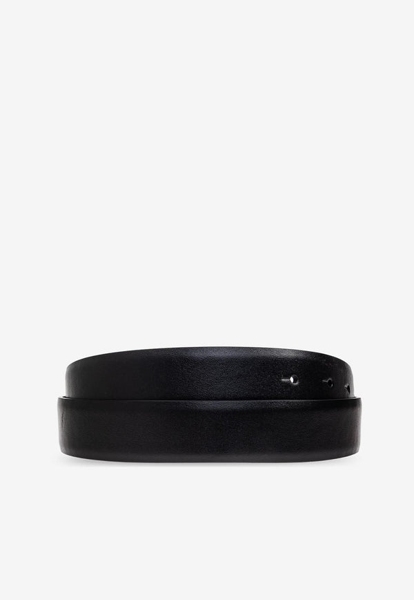 Versace Leather Belt - Black 1003760 DVTP1-1B00V