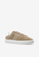 Versace Greca Suede Sneakers