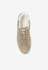 Versace Greca Suede Sneakers