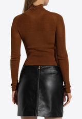 Versace Turtleneck Long-Sleeved Sweater